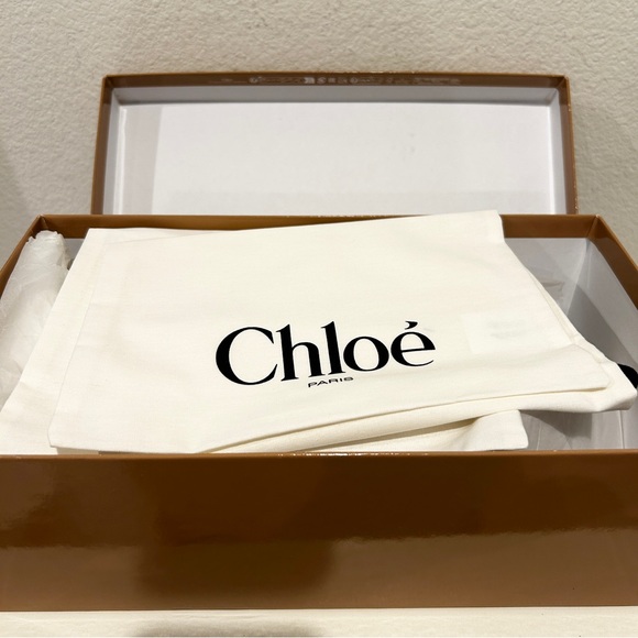 Chloé Jeannette Platform Slide Sandals in Ginger Brown, Size 40, New in Box - Picture 14 of 14